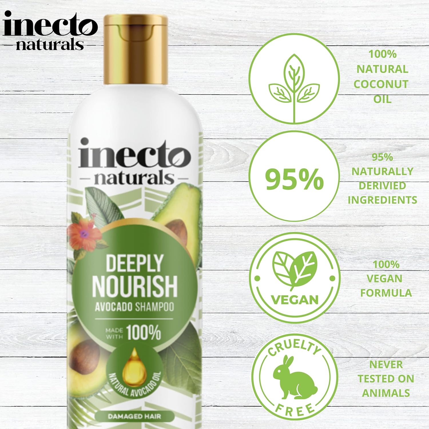 inecto naturals Deeply Nourish Avocado Shampoo