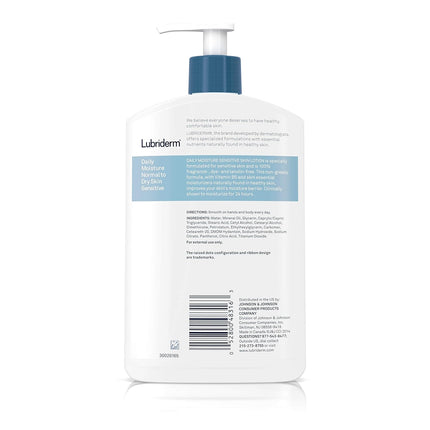 Lubriderm Daily Moisture Lotion Sensitive