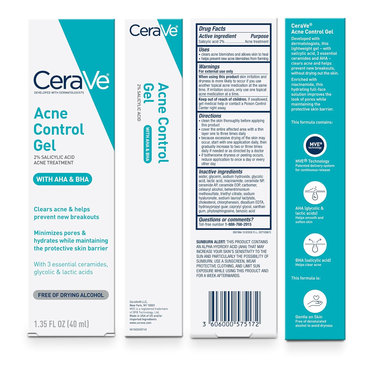 CeraVe Acne Control Gel 40ml