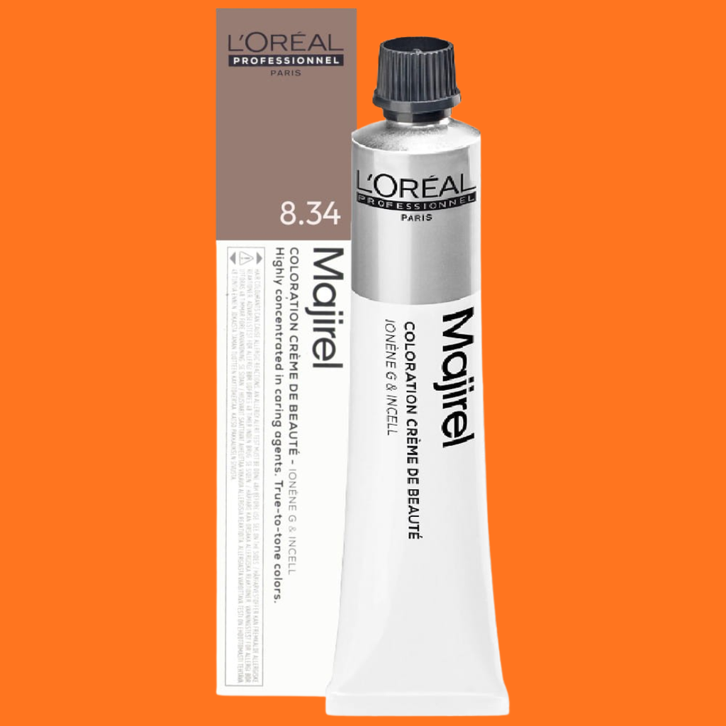 Majirel 8.34 Light Golden Copper Blond