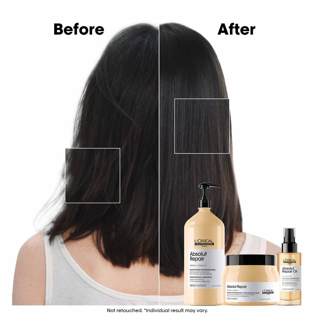 Loreal Professional Absolute Repair Shampoo Salon Pro set of 3