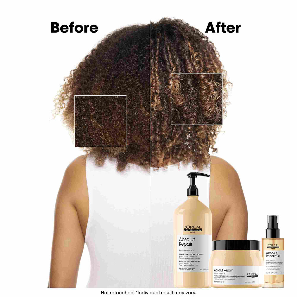 Loreal Professional Absolute Repair Shampoo, Mask & Serum