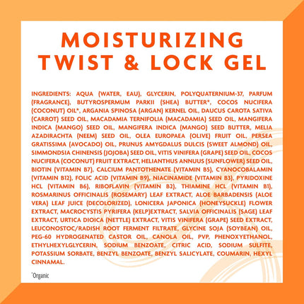 Cantu Moisturizing Twist, Loc & Curl Gel