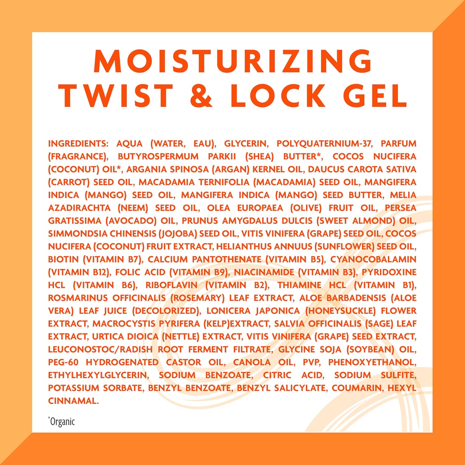 Cantu Moisturizing Twist, Loc & Curl Gel