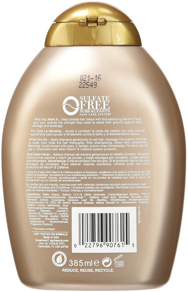 ogx Niacin3 &  Caffeine Shampoo