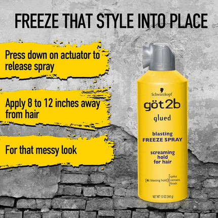 Schwarzkopf got2b glued Blasting Freeze spray