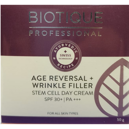 Biotique Professional Age Reversal wrinkle filler cream