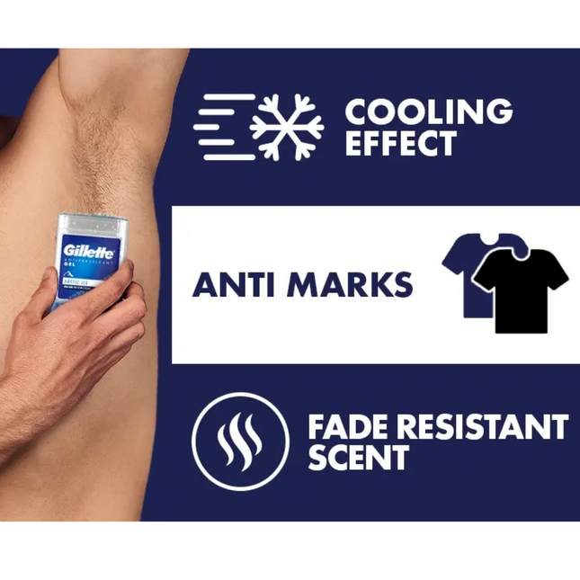 Gillette Clear+Dri-Tech Arctic Ice anti-white mark Antiperspirant