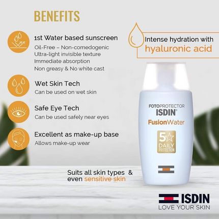 ISDIN Fotoprotector Fusion Water Spf 50