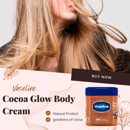 Vaseline Cocoa Glow Body Cream 400ml