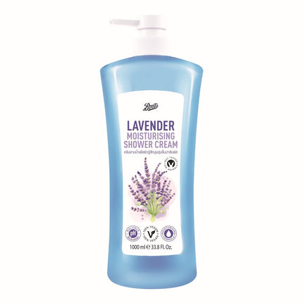 Boots Lavender Moisturising Shower Cream 1000ml
