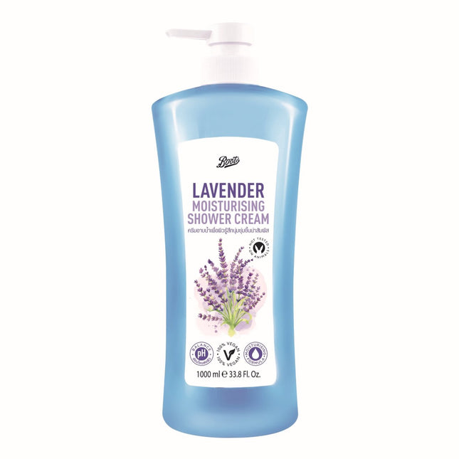 Boots Lavender Moisturising Shower Cream 1000ml