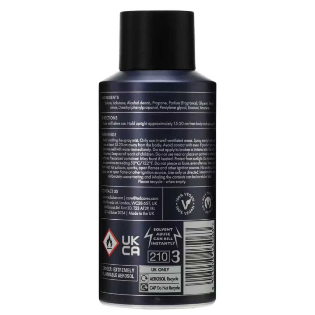 Ted Baker Bergamot & Vetiver Body Spray
