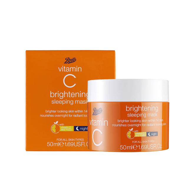 Boots Vitamin C brightening Sleeping Mask 50ml