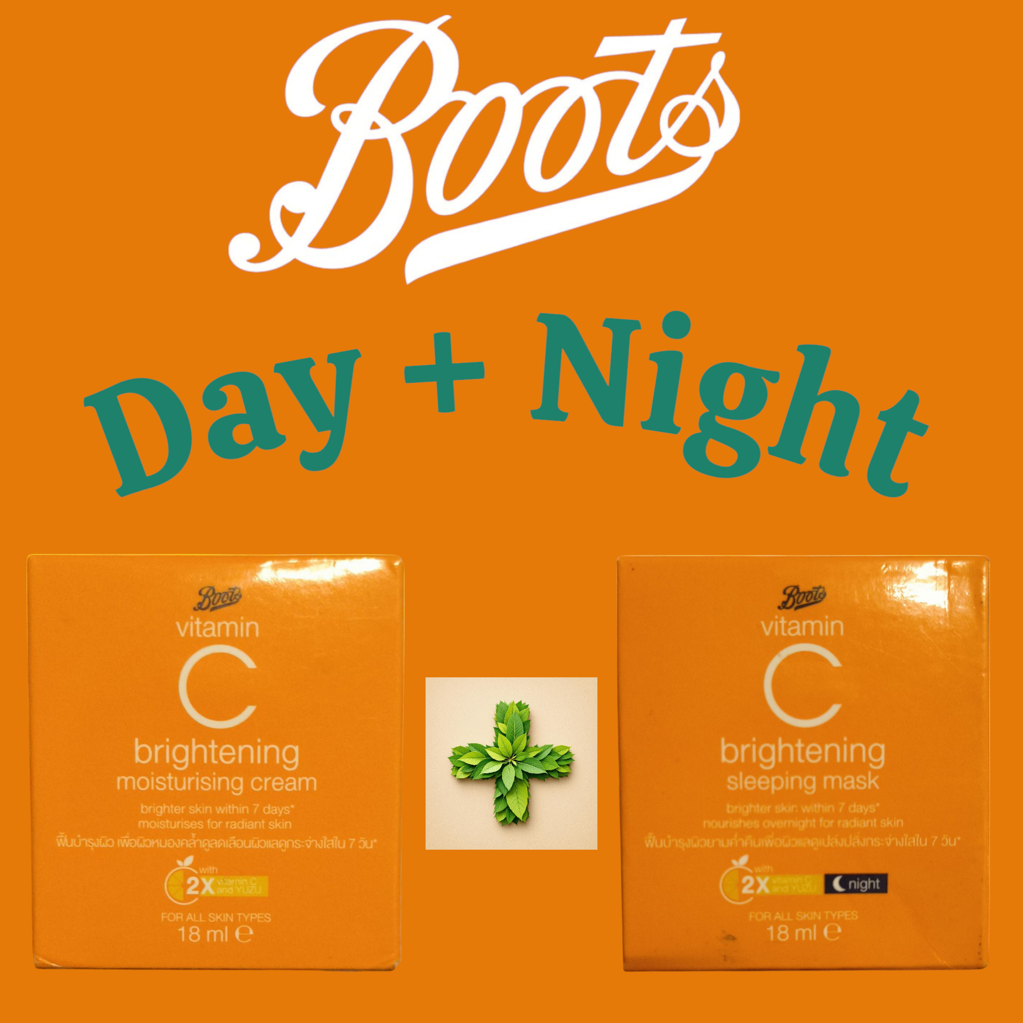 Boots Vitamin C Day Cream & Sleeping Mask Combo