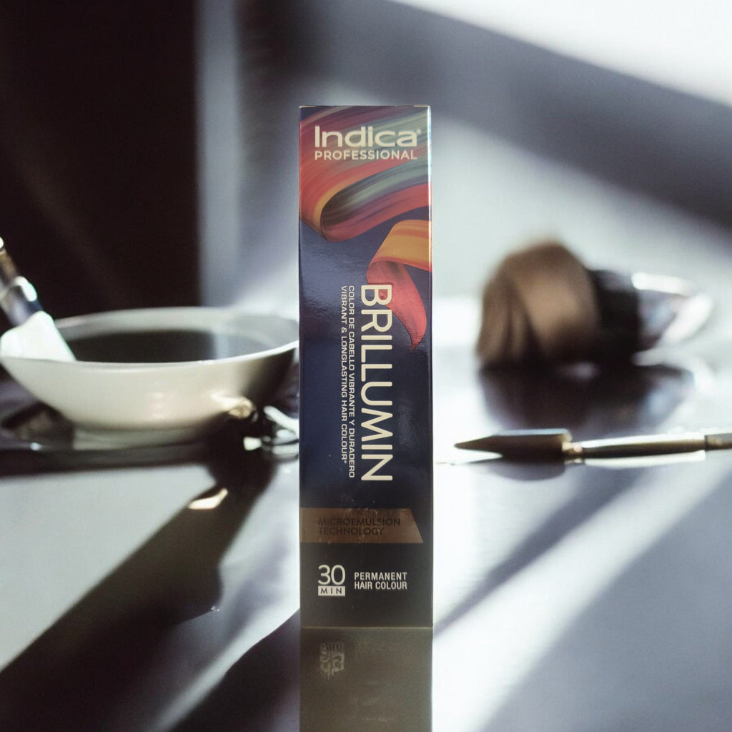 Indica Professional Brillumin hair color with bowl & brush