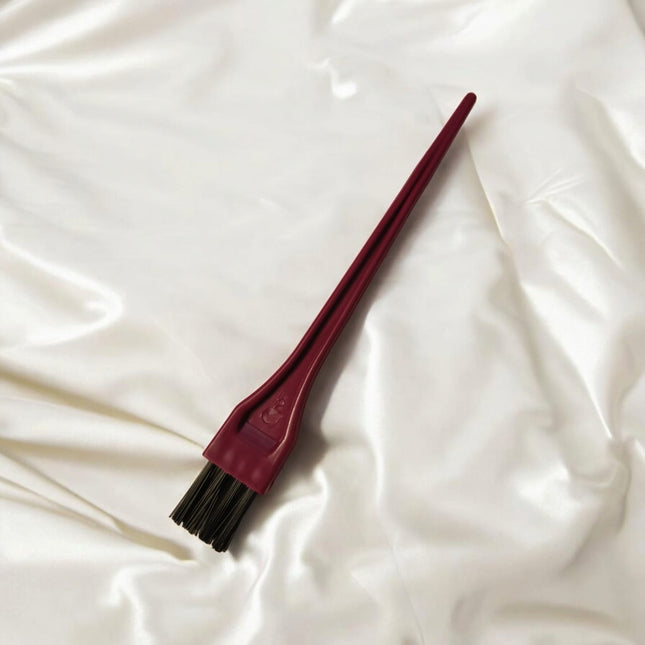 Brush for beard and mustache hair color