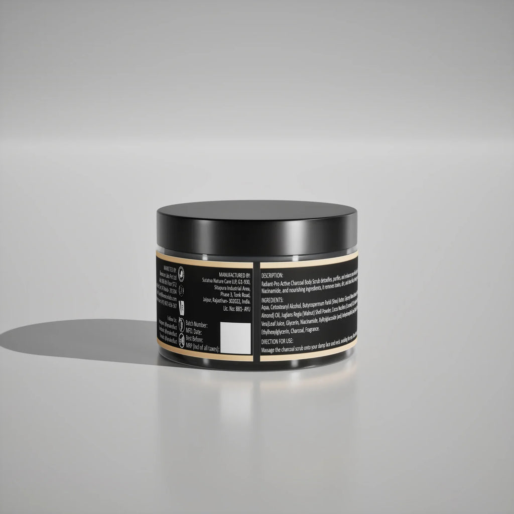 Radiant-Pro Charcoal Scrub