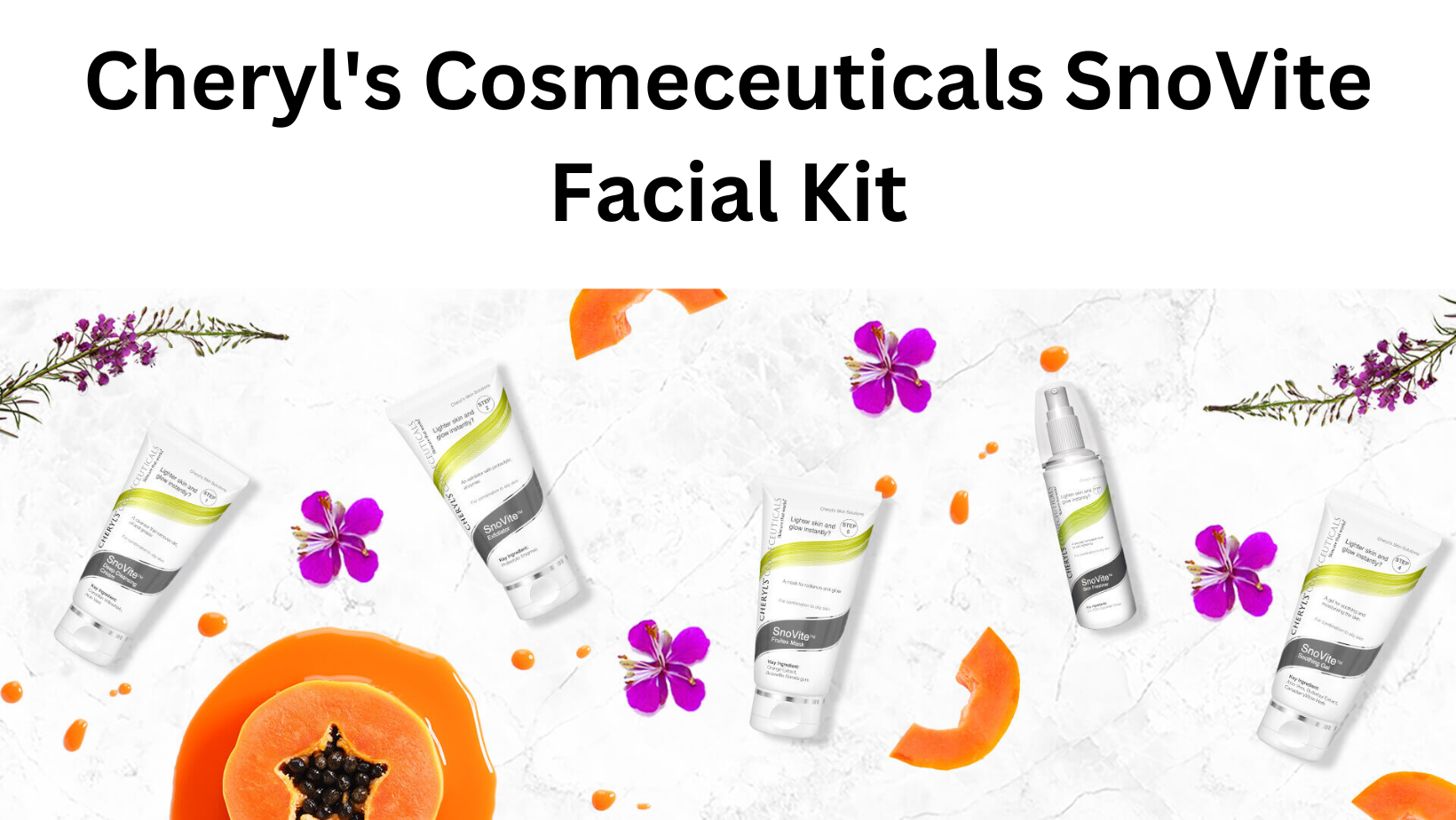 Cheryl's Cosmeceuticals SnoVite Facial Kit
