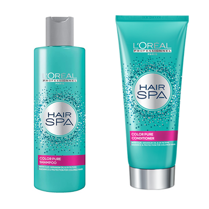 Loreal Hair Spa Color Pure Shampoo & Conditioner Combo