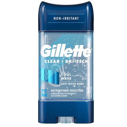 Gillette Clear+Dri-Tech Cool Wave Antiperspirant Protection