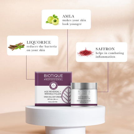 Biotique Professional Age Reversal wrinkle filler cream