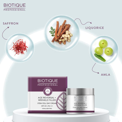 Biotique Professional Age Reversal wrinkle filler cream
