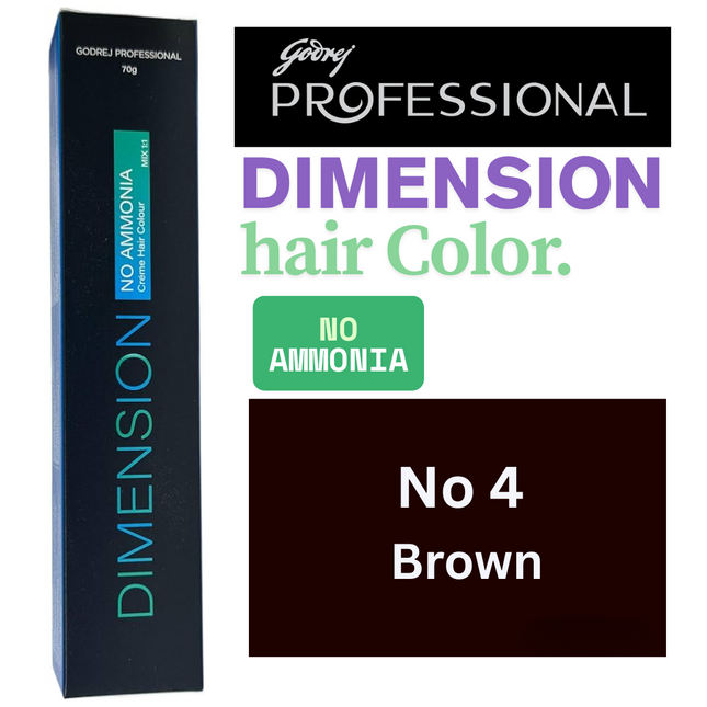 Dimension No Ammonia Creme Hair Color No 4