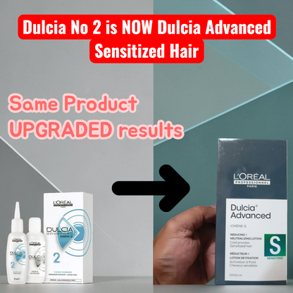 Dulcia No 2 is NOW Dulcia Advanced Sensitized Hair