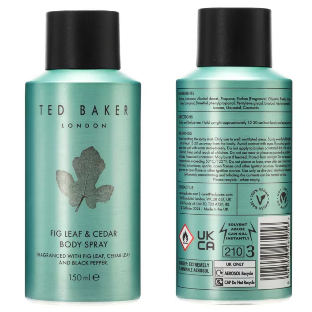 Ted Baker Fig Leaf & Cedar Body Spray