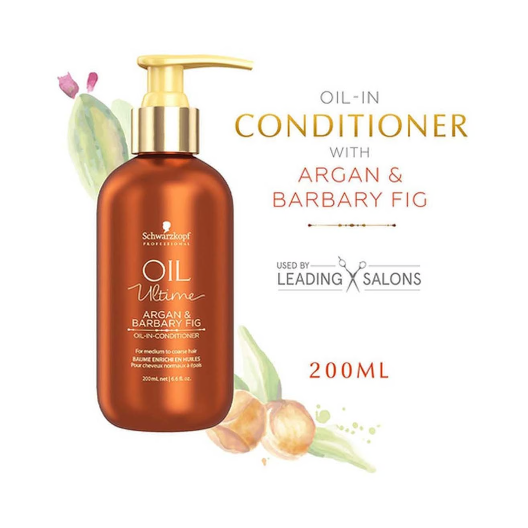 Schwarzkopf Oil Ultime Argan & Barbary Fig Oil in Conditioner 200ml