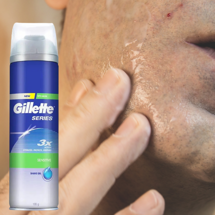 Gillette Series 3x Sensitive Skin Shave Gel
