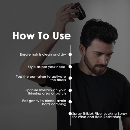 Hair Building Fibers by Thiklok