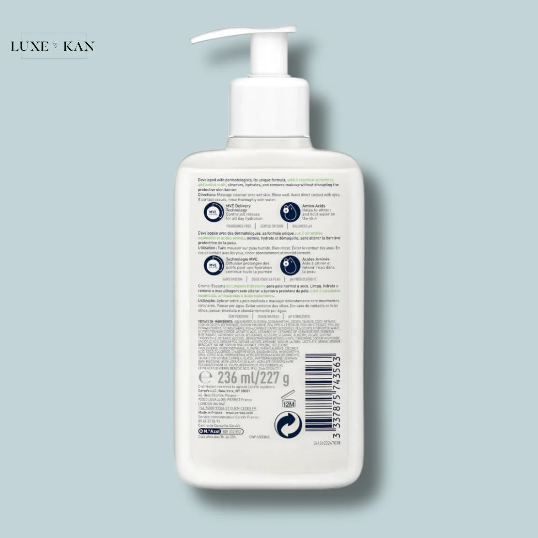 CeraVe Hydrating Cream-to-Foam Cleanser 236ml