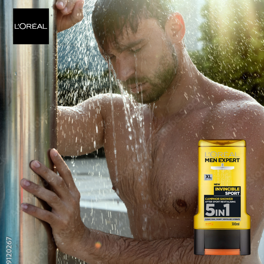 L'Oreal Paris Men Expert Invincible Sport Body Wash Shampoo