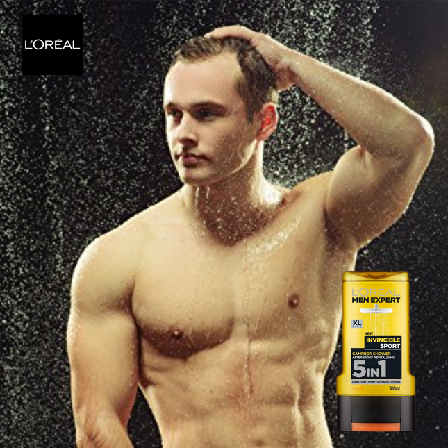 L'Oreal Paris Men Expert Invincible Sport Body Wash Shampoo