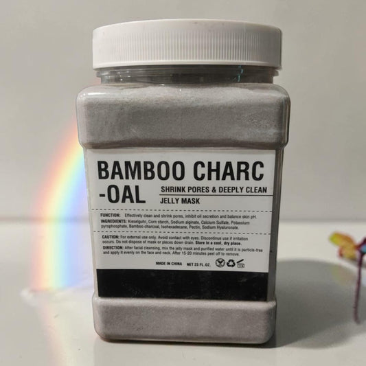 Bamboo Charcoal Moisture Jelly Mask With Hyaluronic Acid - 650 g