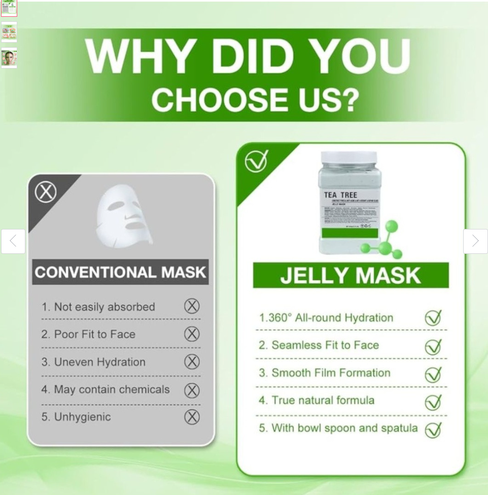 Tea Tree Purifying Jelly Mask - 650 g