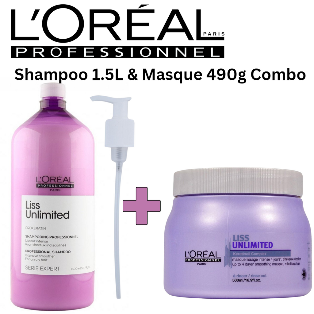 Liss Unlimited Loreal Professional Shampoo & Masque Combo