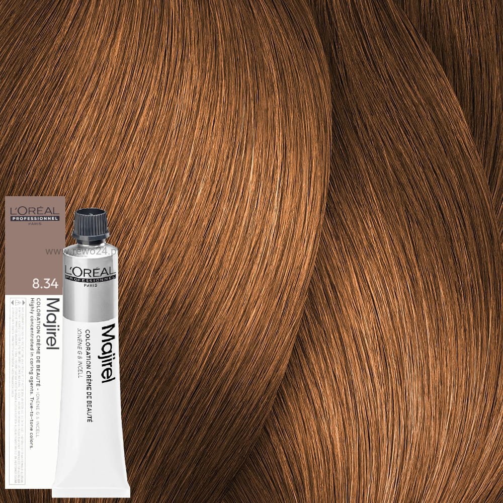 Majirel 8.34 Light Golden Copper Blond