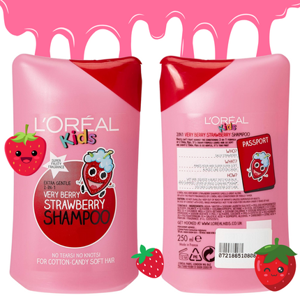 Loreal Kids Strawberry Smoothie Shampoo