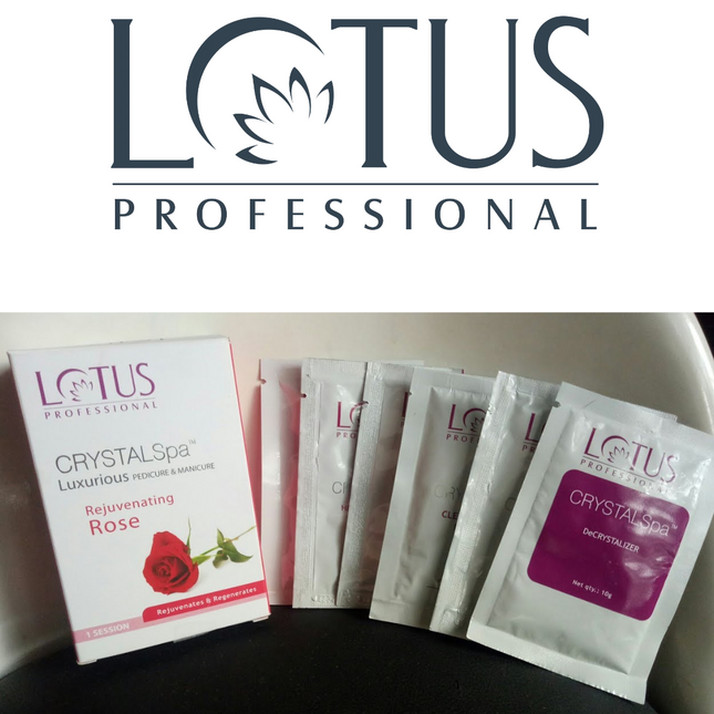 Lotus Crystal Spa Rejuvenating Rose Pedicure Kit