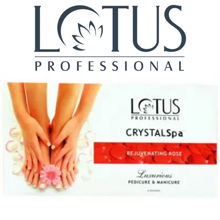 Lotus Crystal Spa Rejuvenating Rose Pedicure Kit