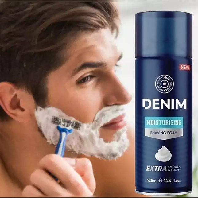Denim performance Moisturising Shaving Foam 425ml