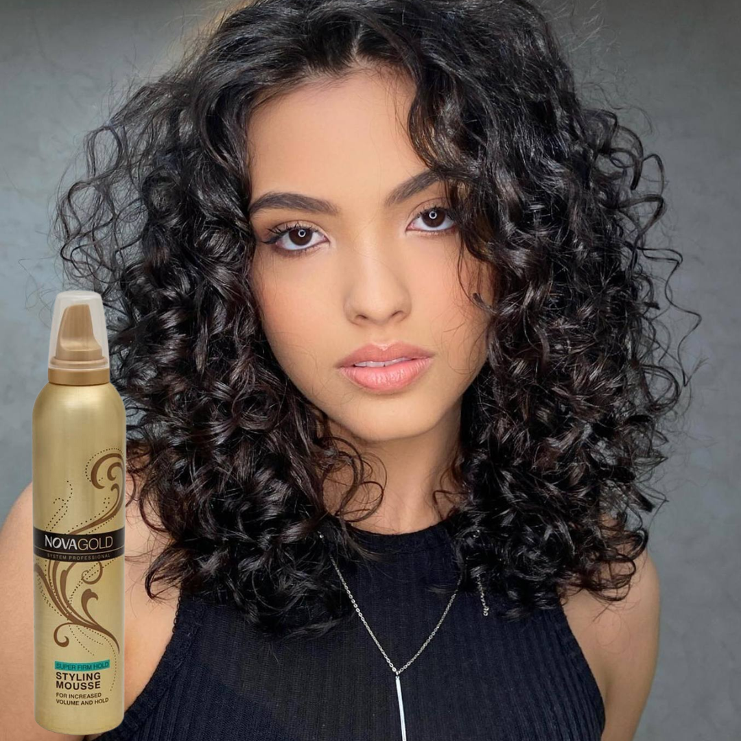 Nova Gold Styling Mousse Super Firm Hold