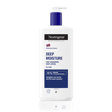 Neutrogena® Deep Moisture Fast absorbing Body Lotion