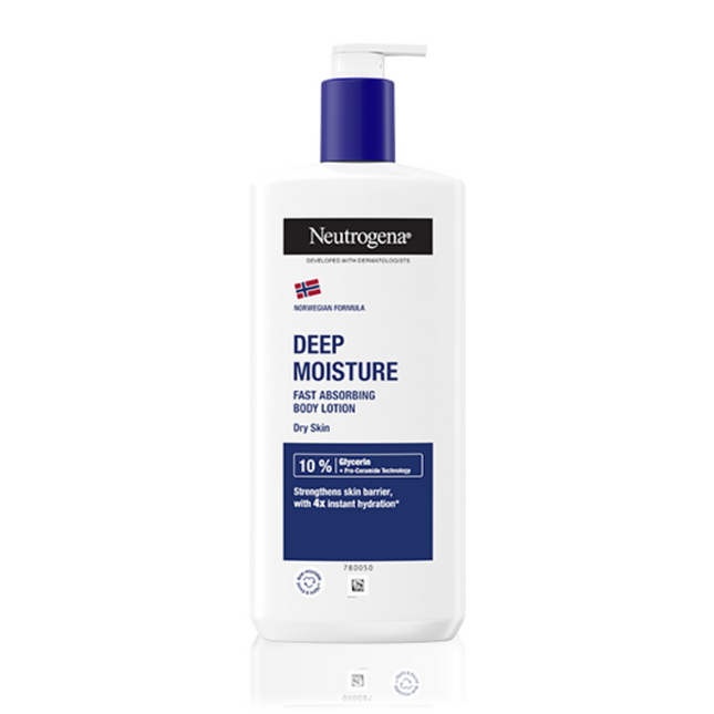 Neutrogena® Deep Moisture Fast absorbing Body Lotion