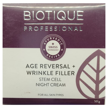 Biotique Professional Age Reversal wrinkle filler Night cream