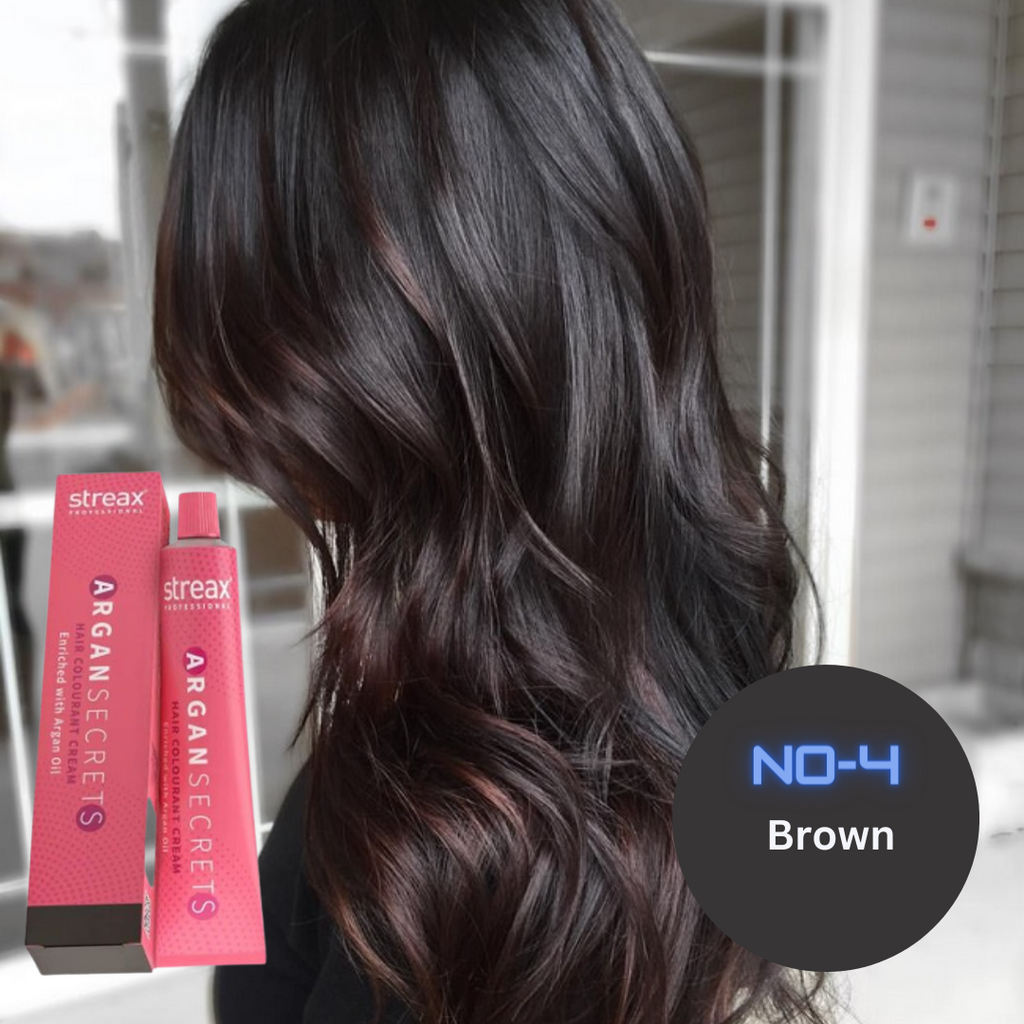 Hair color with developer