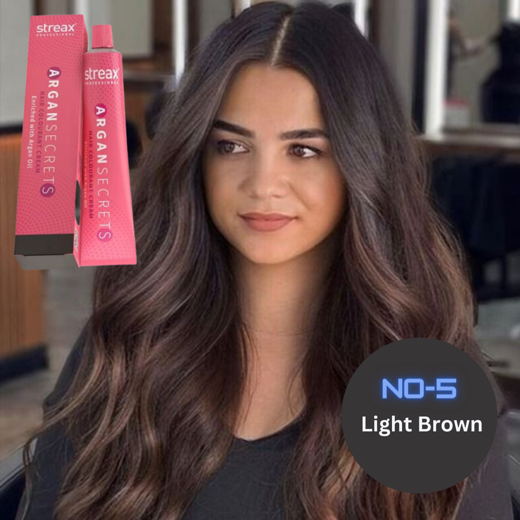 Hair color with developer